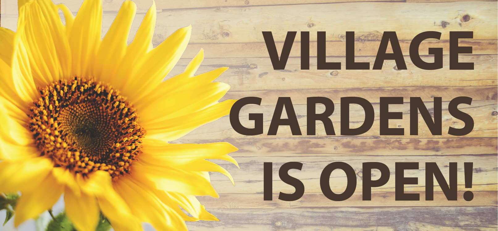 Village Gardens is opening April 1 for the 2024 Season.